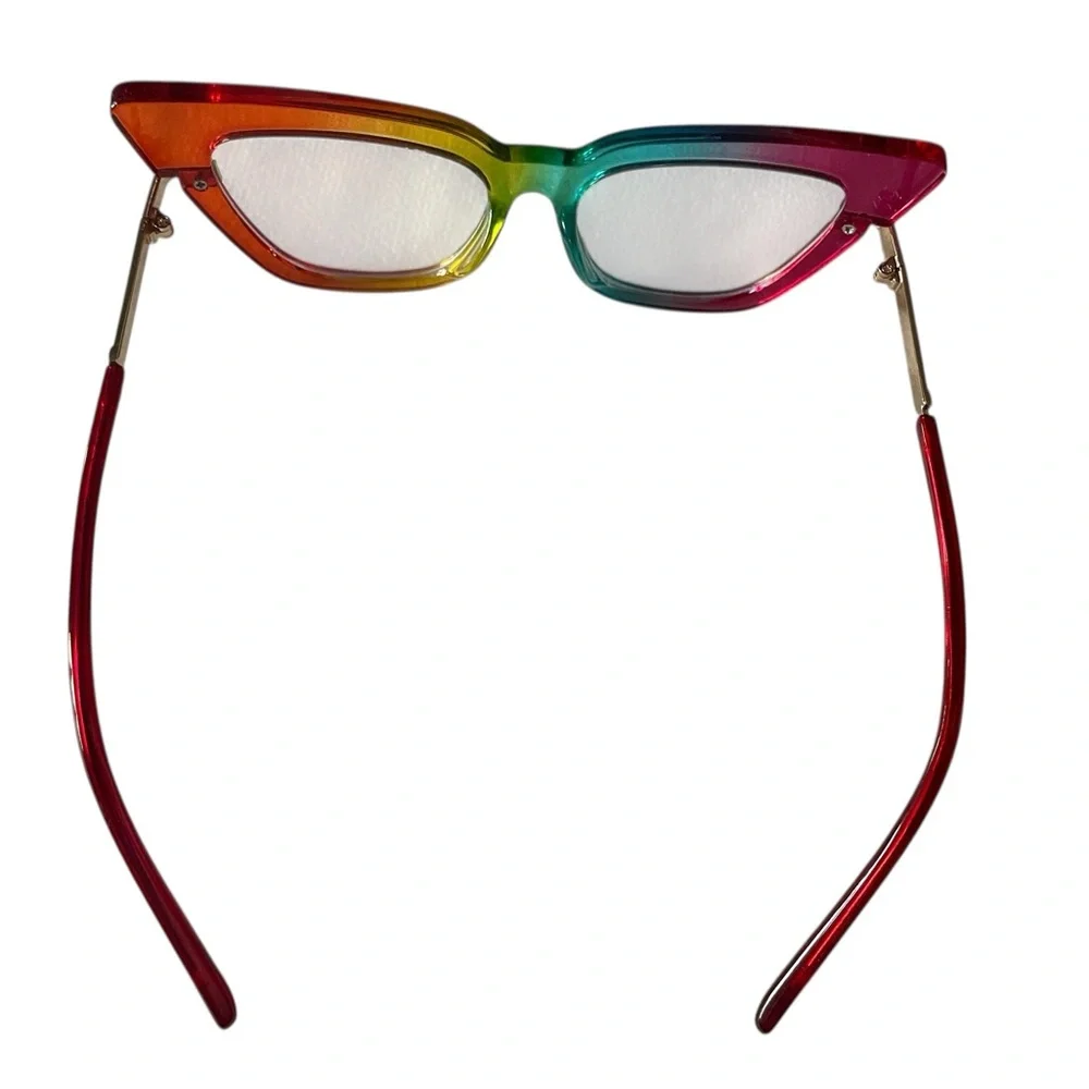 New Multicolor Cat-Eye Sunglasses - Picture 2 of 6